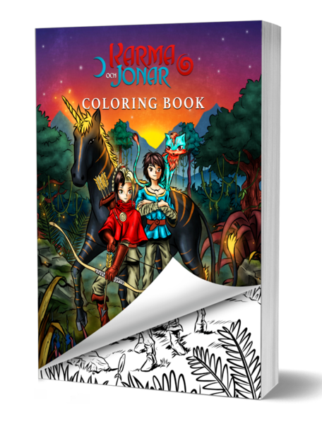 Karma & Jonar Målarbok 1