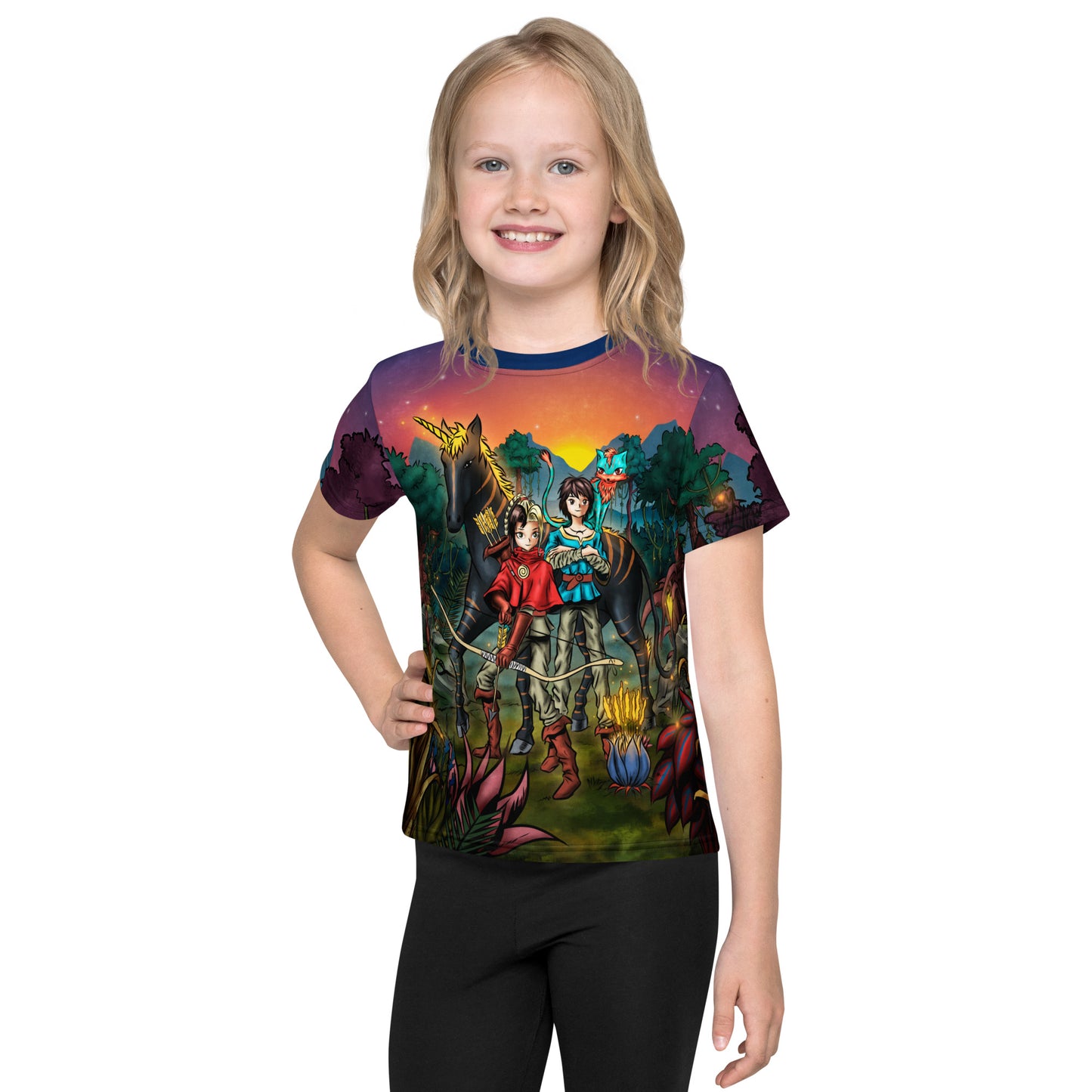 Kids crew neck t-shirt